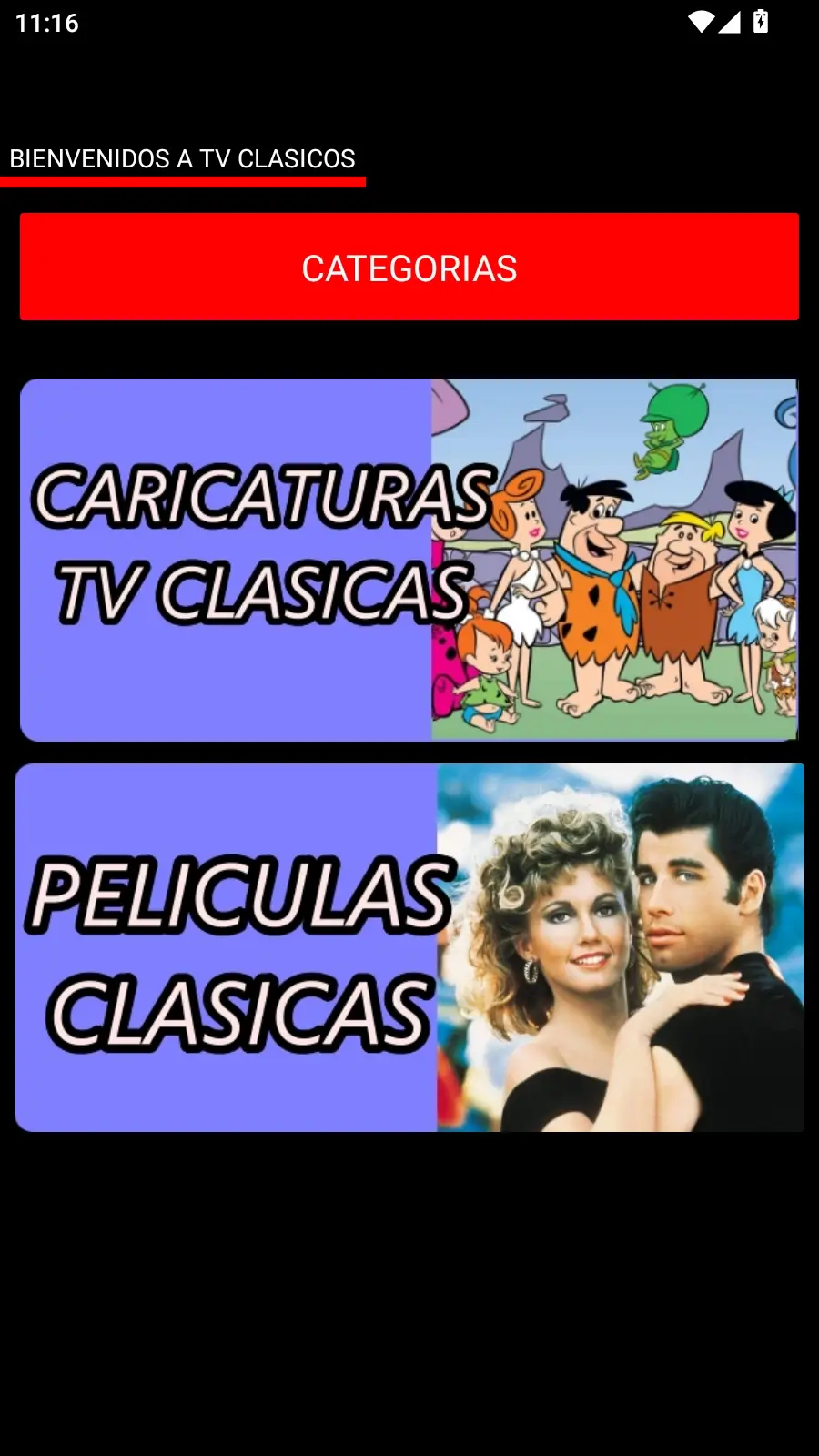 Catálogo de películas clásicas
